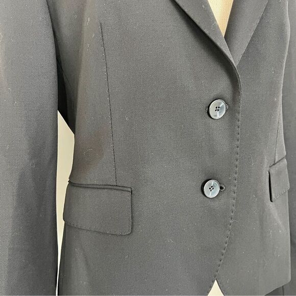 TAGLIATORE Black Virgin Wool Blazer Jacket size 46/S (410) - Picture 5 of 8